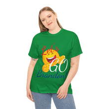 Load image into Gallery viewer, A Let&#39;s GO Brandon emoji Unisex Heavy Cotton Tee
