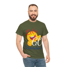 Load image into Gallery viewer, A Let&#39;s GO Brandon emoji Unisex Heavy Cotton Tee
