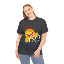 Load image into Gallery viewer, A Let&#39;s GO Brandon emoji Unisex Heavy Cotton Tee
