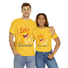 Load image into Gallery viewer, A Let&#39;s GO Brandon emoji Unisex Heavy Cotton Tee
