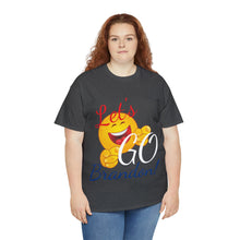 Load image into Gallery viewer, A Let&#39;s GO Brandon emoji Unisex Heavy Cotton Tee
