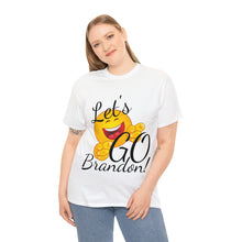 Load image into Gallery viewer, A Let&#39;s GO Brandon emoji Unisex Heavy Cotton Tee
