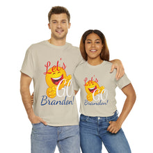 Load image into Gallery viewer, A Let&#39;s GO Brandon emoji Unisex Heavy Cotton Tee
