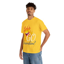 Load image into Gallery viewer, A Let&#39;s GO Brandon emoji Unisex Heavy Cotton Tee
